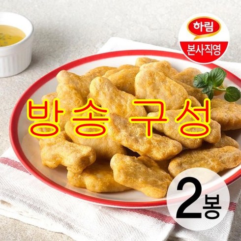 하림 굿초이스 치킨너겟 1kg+1kg, 없음, 1kg, 2팩