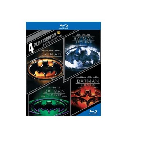 블루레이 4 Film Favorites: Batman Collection (Batman / Batman Returns / Batman Forever / Batman & Robin)