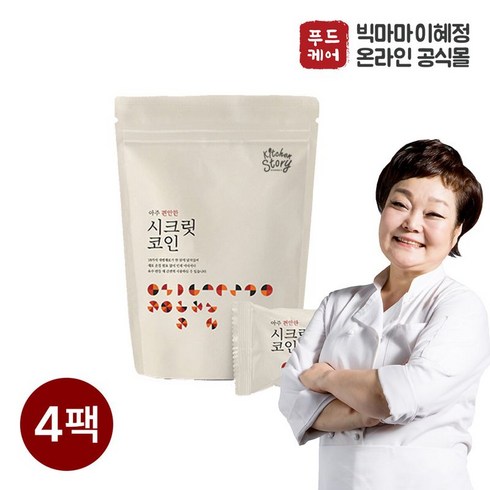 시크릿코인 - 빅마마 빅마마이혜정 시크릿코인 편안한맛 80g 4팩, 4개