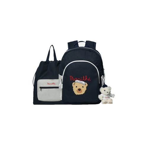 마리떼백팩 - 마리떼 키즈 ENFANT BEAR BACKPACK navy