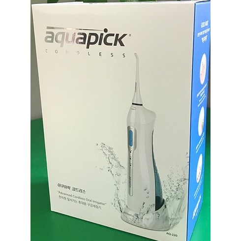 2023년 가성비 최고 aq220 - 아쿠아픽 휴대용 코드리스 무선 구강세정기 AQ-220