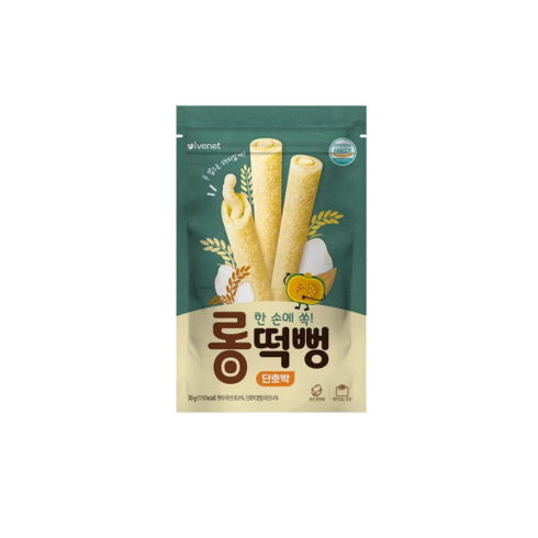 아이배냇 유아용 롱떡뻥 단호박 30g, 단호박맛, 6개