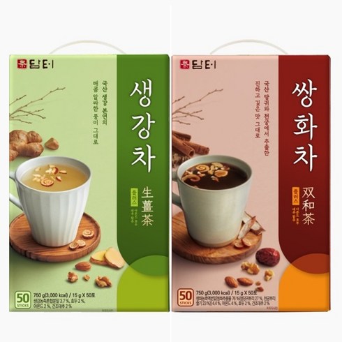 담터 생강차 50T+쌍화차 50T