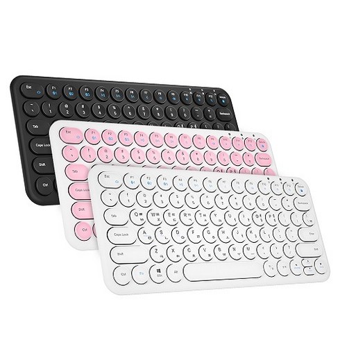 2023년 가성비 최고 아이노트38bt - 아이노트 X-KEY 38BT 블루투스 키보드, 1개, 핑크