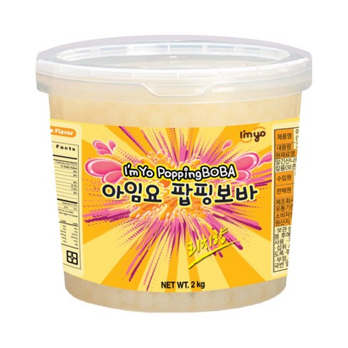 팝핑보바 - 아임요 팝핑보바 리치, 2kg, 4개