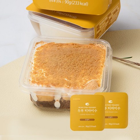 [GANSIK]두부티라미수 (인절미X2팩), 2개