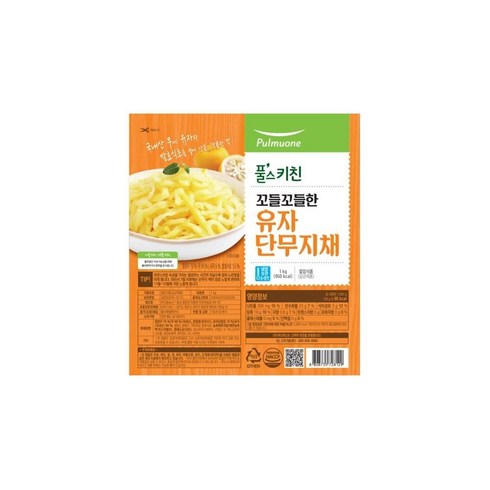 단무지채 - 풀스키친 꼬들꼬들한 유자 단무지채 (1kg), 1개, 1kg