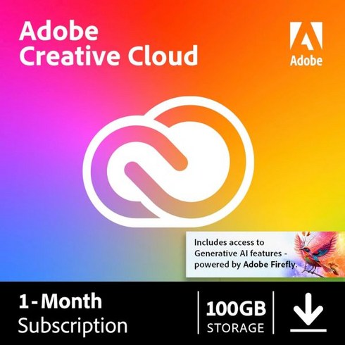 Student & Teacher Edition Creative Cloud | 검증 필요 | 12개월 구독(자동 갱신 PC/Mac 포함), PC/Mac Download_1-Month Creati