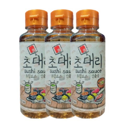 카쿠카쿠 초대리 초밥소스 250ML 3병, 3개