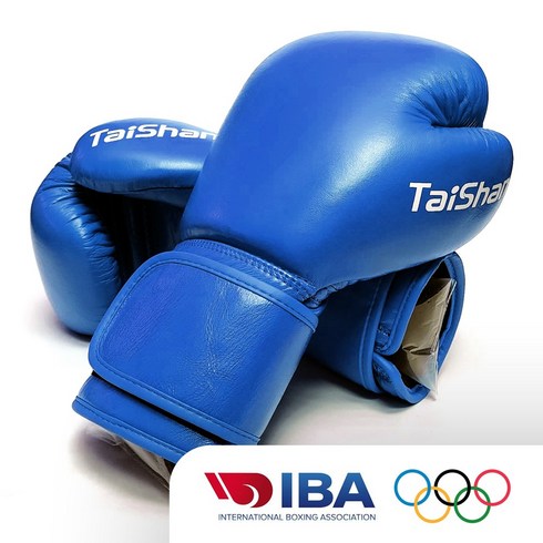 복싱글러브 타이산 국제 복싱연맹 IBA 이바 AIBA 아이바 공인글러브 권투글러브, 블루, 1개