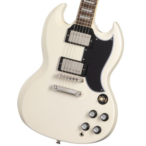 Epiphone 1961 Les Paul SG Standard (Aged Classic White) 에피폰 일렉트릭 기타, 단일 옵션