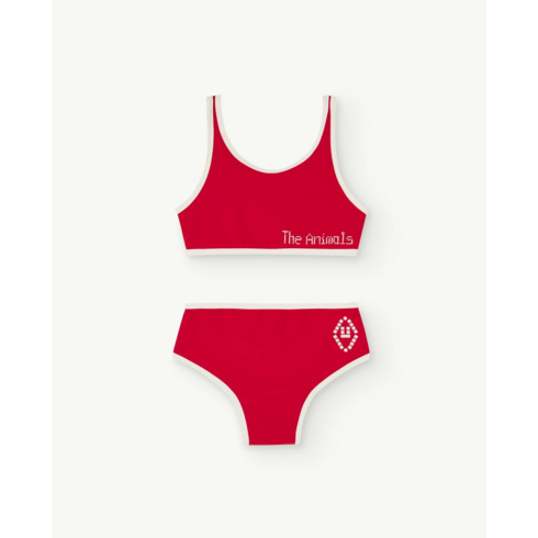 타오수영복 - [TAO] 타오 24SS 키즈 수영복 TRITON KIDS SWIMSUIT S24062_red