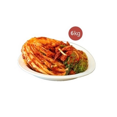 평창꽃순이 평창 고랭지 배추로 담근 황태포기김치 6kg, 1개