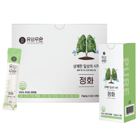 유비무환 정화 폐 목 코 건강 기관지 가래 약도라지 좋은 식품 환, 75g, 1개