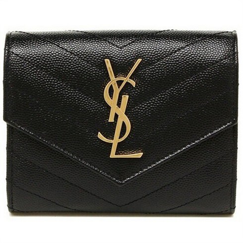 생로랑 3단지갑 모노그램 403943 BOW01 1000