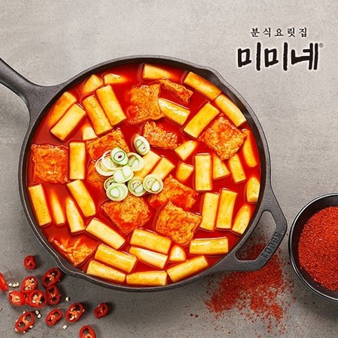 미미네 오리지널 국물떡볶이 570g10팩 세트  - 미미네 어묵많이 국물떡볶이 4봉, 570g, 10개