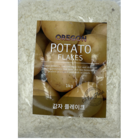 건조 감자 후레이크 1kg, 2개