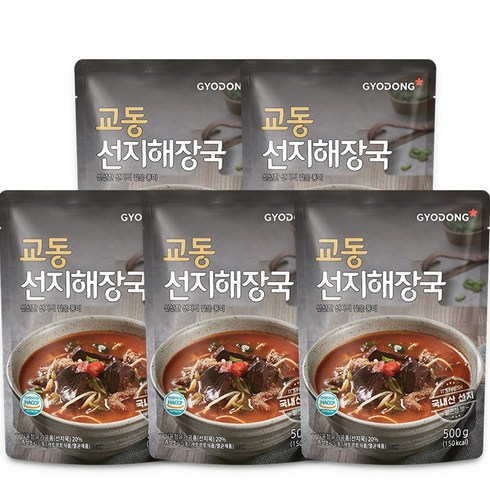 교동 선지 해장국 즉석식품, 500g, 10개