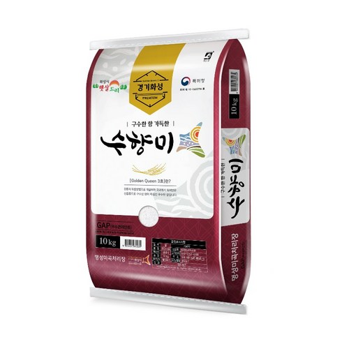 수향미 2023년산 골든퀸3호 쌀 백미, 10kg, 1개