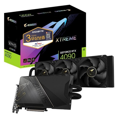 GIGABYTE AORUS Xtreme 지포스 RTX 4090 D6X 24GB 워터포스 피씨디렉트