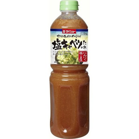 이자카야양배추소스 - 다이쇼 일본 양배추 소스 타래 시오 타레 1.15kg, 1.15킬로그램 (x1), 115kg, 1개