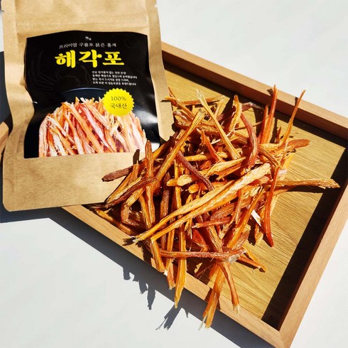 포항 구룡포 해각포 홍게다리포 맥주 안주 건어물 100g, 150g