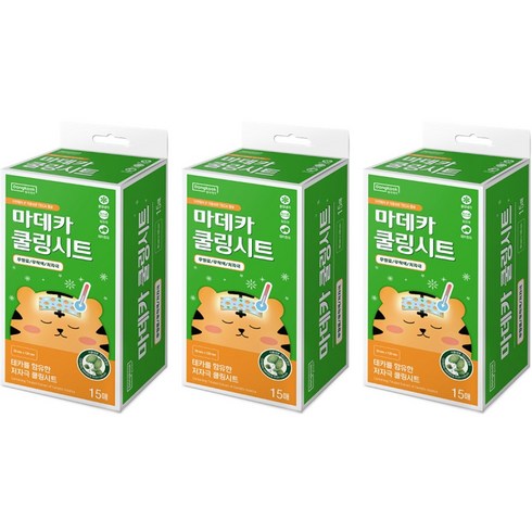 마데카쿨링시트 - 동국제약 마데카 쿨링시트, 15개입, 3개