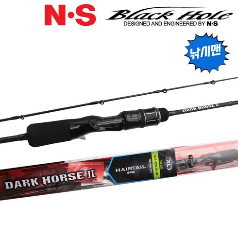 2023년 가성비 최고 텐빈로드 - NS 다크호스2 헤어테일 텐빈 텐야 갈치 낚시대, B-632-1.5