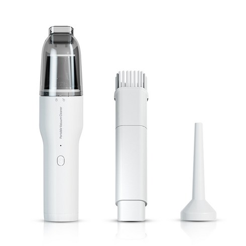 MBH 무선 차량용 핸디형 청소기 초강력 다용도 에어건 기능, 화이트