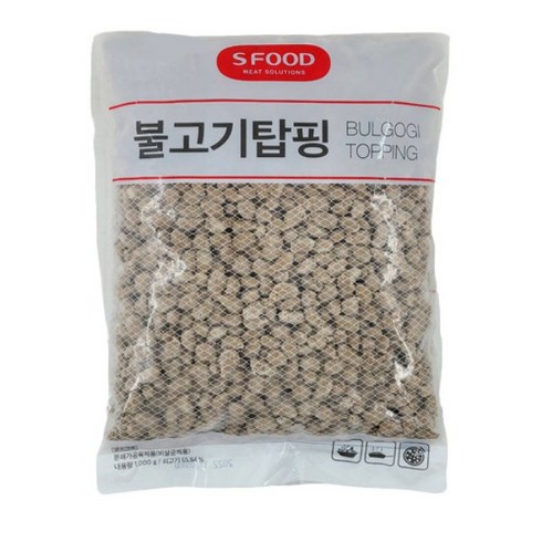 불고기 토핑 1kg 피자 업소용 예쓰푸드 SFOOD, 1개