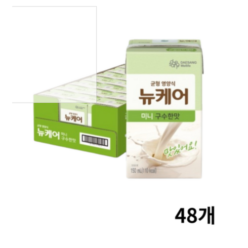 대상웰라이프 뉴케어 미니 구수한맛, 150ml, 48개