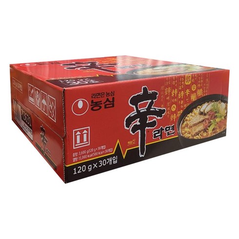 농심 신라면 120g, 30개