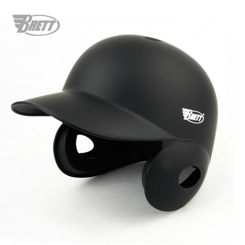 브렛 프로 양귀 타자 헬멧(무광블랙) 야구헬멧, 무광 블랙, 1개