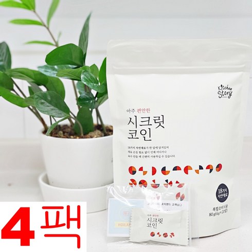 빅마마코인육수 - 빅마마 시크릿코인 편안한맛, 80g, 4개