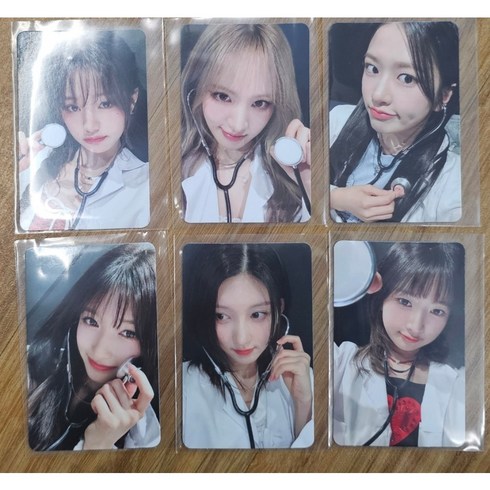 아이브스위치포카 - 아이브 스위치 미공포 메이크스타 럭드 공식 IVE 포카 정품 -탐정 의사버전 장원영 이서 가을 안유진 리즈 레이 버전, 의사버전 메이크 럭드 리즈 앨범X