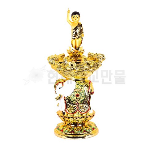 관욕대 - 2자5치 코끼리 관욕대 (탄생불 미포함)