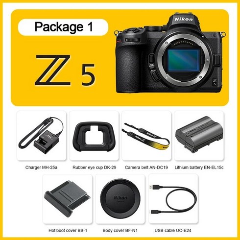 2023년 가성비 최고 전문가용미러리스추천 - 신정종합상사 호환가능 Nikon-Z5 미러리스 카메라 전문가 용 4K 비디오 풀 프레임 디지털 옵션 NIKKOR Z 2, 01 Nikon Z5_01 No lens