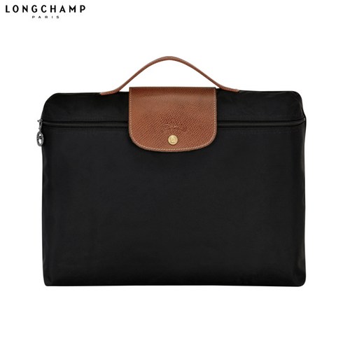 롱샴노트북가방 브리프케이 서류가방 Longchamp, 블랙