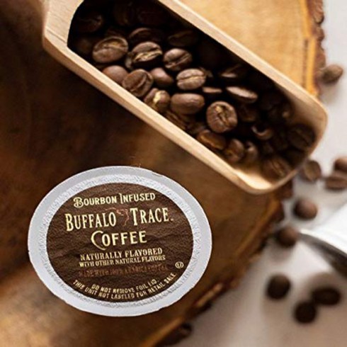 버팔로트레이스 - 20-Count Buffalo Trace Bourbon Flavored Coffee for Single Serve Coffee Makers, 1개