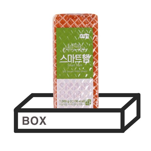 햄1kg - 스마트햄 1KG소디프 BOX(10), 1kg, 10개