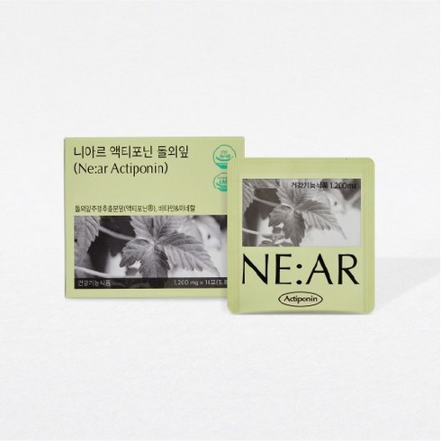 2023년 가성비 최고 니아르 돌외잎 - 니아르 돌외잎 액티포닌 건강기능식품 1200mg X 14포, 1개