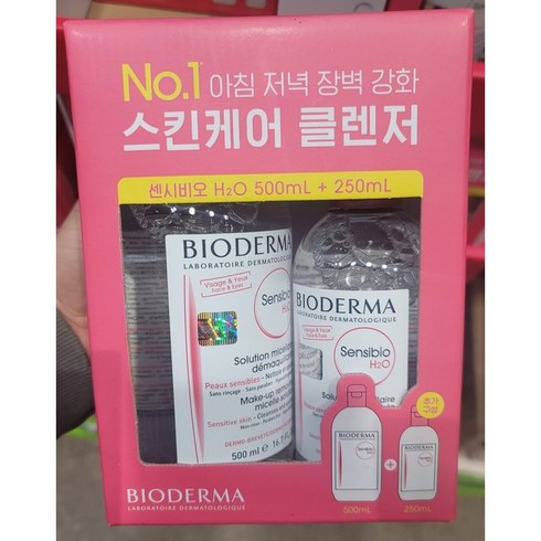 바이오더마 센시비오 H20 민감용 500ml + 250ml, 1개