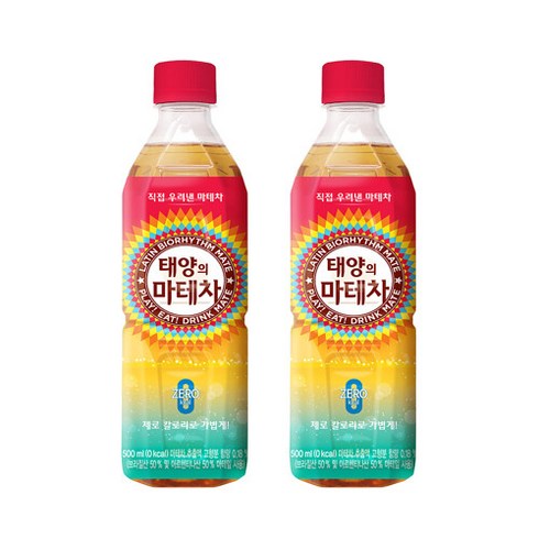 코카콜라 태양의 마테차 PET 500ml 24개, 576개