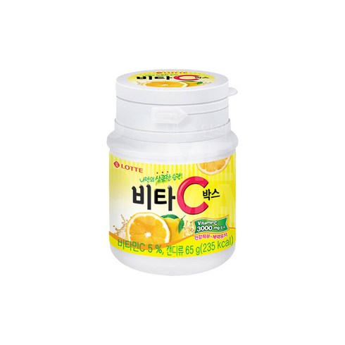 롯데 단독  인텐시브 비타민 프로그램  - 롯데제과 비타C박스, 12개, 65g