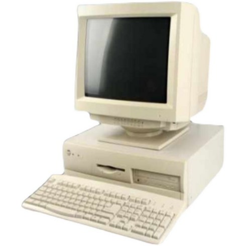 옛날 컴퓨터 레트로 데스크탑 모형 소품 PC 빈티지, 커스텀 에디션