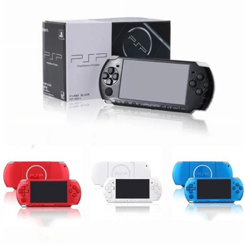 100% 소니 PSP 게임 콘솔 메모리 휴대용 32, 03 64GB_06 PSP3000 White