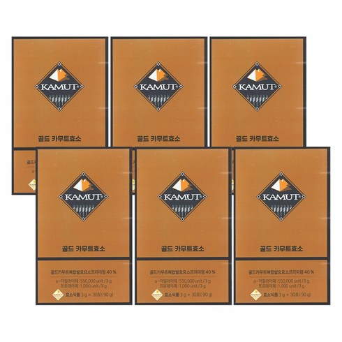 T피플 골드 카무트 효소 3g x 30포 6박스