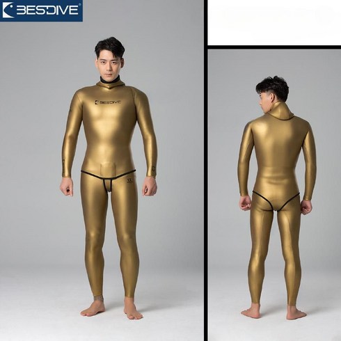 베스트다이브슈트 서핑웻슈트 슈퍼컴퍼짓스킨 클래식 스프링 슈트, 16. 브라이트 골드 남성 모델