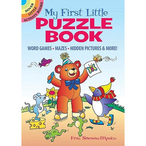 2023년 가성비 최고 컬쳐랜드상품권 - My First Little Puzzle Book: Word Games Mazes Hidden Pictures & More! (Dover Little Activity Books