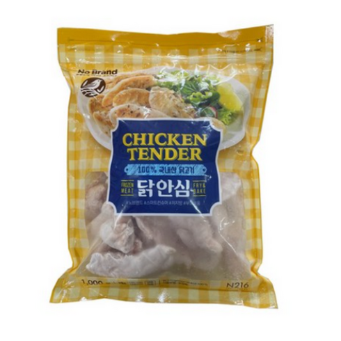 노브랜드 냉동 닭안심 1kg 2개